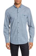 Men's Zachary Prell Godinez Check Sport Shirt - Blue