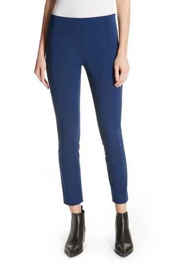 Women's Joseph Lenny Slim Stretch Cotton Pants Us / 34 Fr - Black