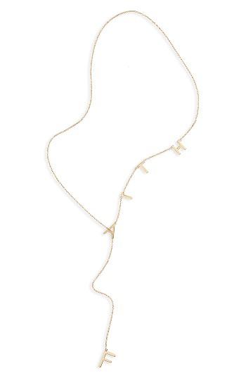 Women's Adornia Faith Lariat Necklace
