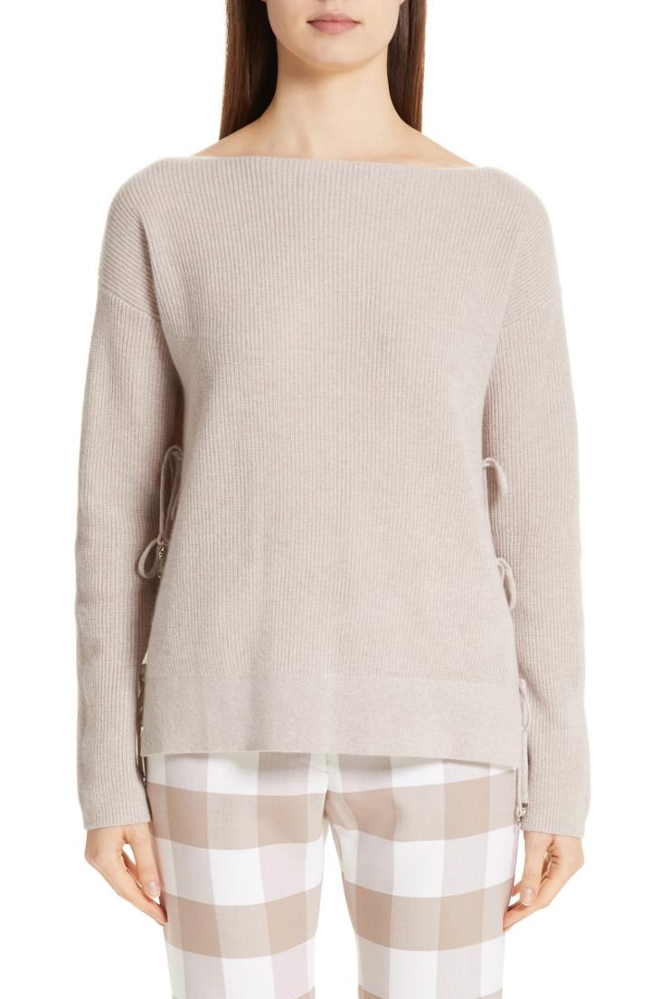 Women's Altuzarra Boat Neck Cashmere Sweater - Beige
