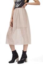 Women's Topshop Tulle Midi Skirt