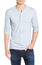Men's Mizzen+main Hyannis Henley, Size - Blue
