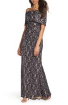 Women's Vince Camuto Sequin Off The Shoulder Gown (similar To 14w) - Blue