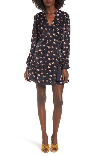Women's J.o.a. Satin Wrap Dress
