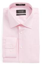 Men's Nordstrom Men's Shop Smartcare(tm) Traditional Fit Stripe Dress Shirt .5 32/33 - Pink