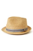 Men's Goorin Brothers Keep It Real Straw Trilby - Brown