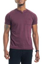 Men's Good Man Brand Cotton Short Sleeve Henley - Red