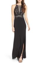 Women's Morgan & Co. Embellished Gown /2 - Black