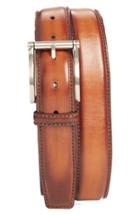 Men's Magnanni Carbon Leather Belt