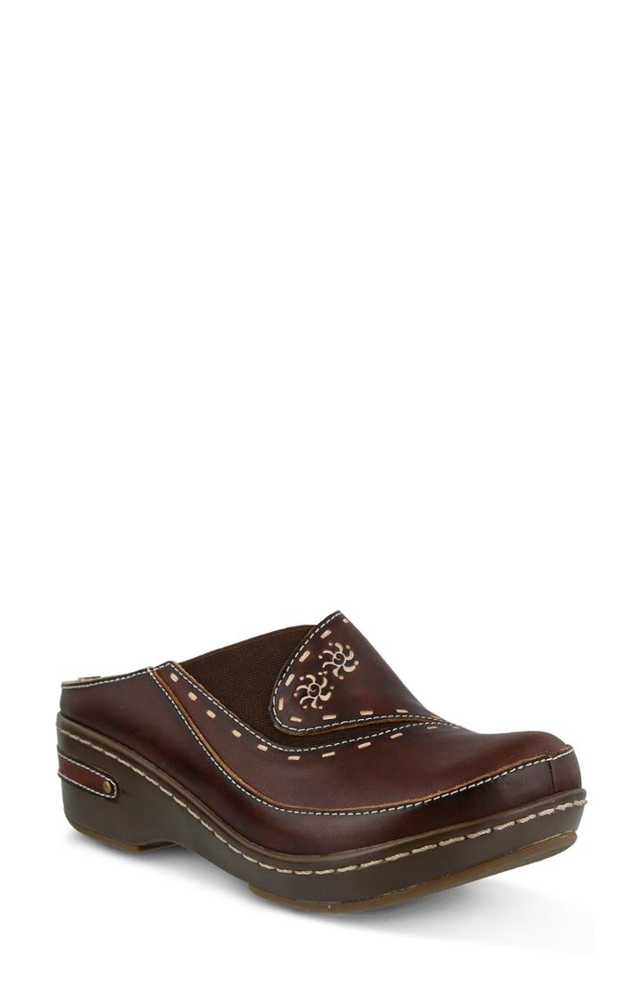 Women's L'artiste Chino Clog .5-7us / 37eu - Brown
