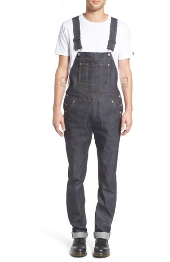 Men's Naked & Famous Denim Overalls - Blue