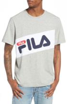 Men's Fila Diagonal Logo T-shirt - Grey