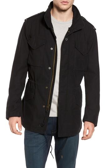 Men's Alpha Industries M-65 Defender Field Jacket - Black