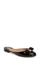 Women's Salvatore Ferragamo Rounded Toe Bow Mule B - Black
