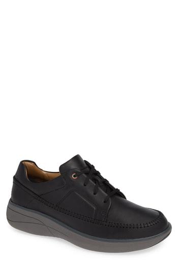 Men's Clarks Un Rise Moc Toe Derby M - Black