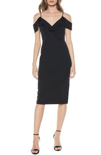 Women's Bardot Raene Frill Neckline Sheath Dress
