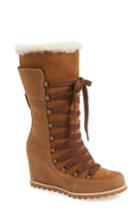 Women's Ugg Mason Waterproof Wedge Boot .5 M - Brown