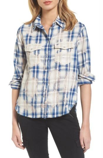 Women's Ag Beth Plaid Shirt - Blue