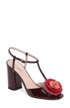 Women's Kate Spade New York Charlton Flower Sandal .5 M - Red