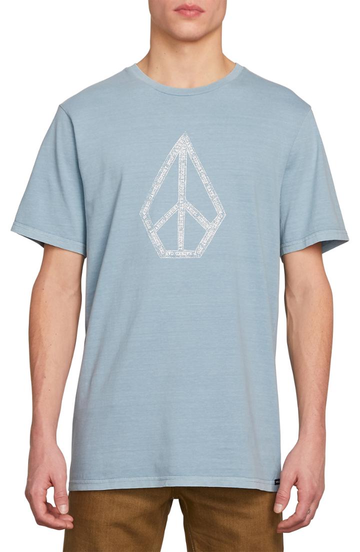 Men's Volcom Peace Stone Graphic T-shirt - Blue