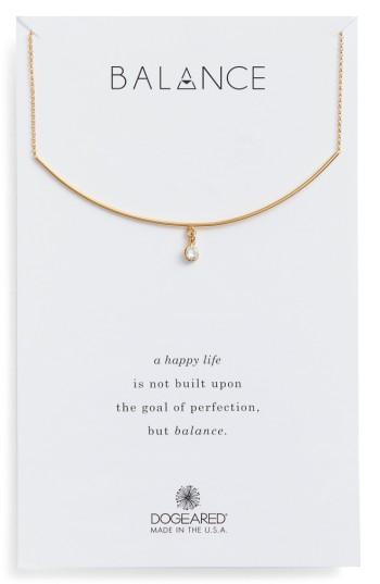 Women's Dogeared Balance Bar Necklace