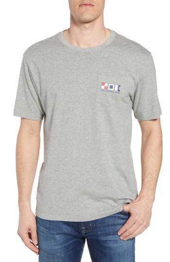 Men's Southern Tide We The People Fit T-shirt, Size Small - Grey