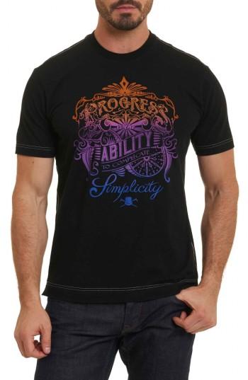 Men's Robert Graham Progress T-shirt - Black