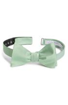 Men's John W. Nordstrom Dot Silk Bow Tie, Size - Green
