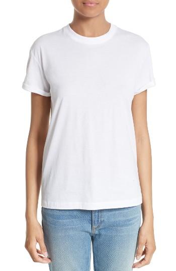 Women's T By Alexander Wang Superfine Jersey Tee - White