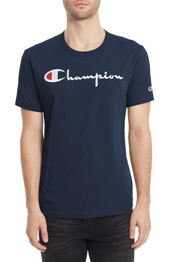 Men's Champion Logo T-shirt - Blue