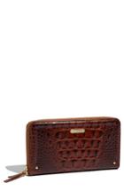 Women's Brahmin 'suri' Zip Around Wallet - Brown