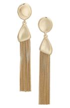 Women's Halogen Snake Chain Tassel Earrings
