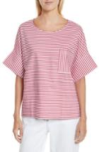 Women's Public School Amos Stripe Top - Red