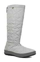Women's Bogs Snowday Tall Waterproof Quilted Snow Boot M - Grey