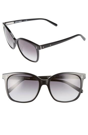 Women's Bobbi Brown The Whitner 54mm Sunglasses - Black