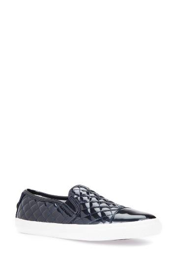 Women's Geox 'new Club' Slip-on Sneaker Us / 39eu - Blue