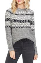 Women's Vince Camuto Fair Isle Sweater - Grey