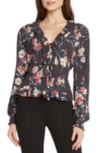 Women's Vince Camuto Etched Woodland Floral Blouse