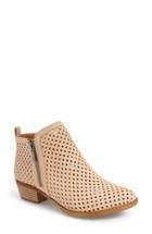 Women's Lucky Brand 'basel' Perforated Bootie M - Brown