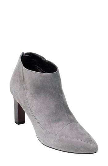 Women's Cole Haan Arlean Pointy Toe Bootie .5 B - Grey