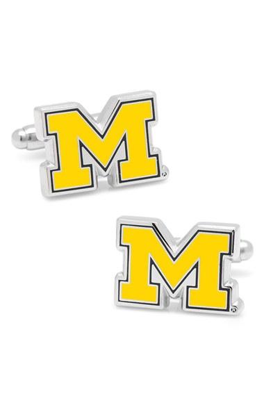 Men's Cufflinks, Inc. 'michigan Wolverines' Cuff Links