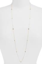 Women's Nordstrom Pave Disc Station Necklace