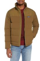 Men's Patagonia Bivy Water Repellent Down Jacket - Brown