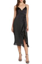Women's Willow & Clay Ruched Satin Midi Dress