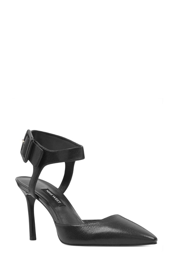Women's Nine West Elisabeti Ankle Cuff Pump .5 M - Black