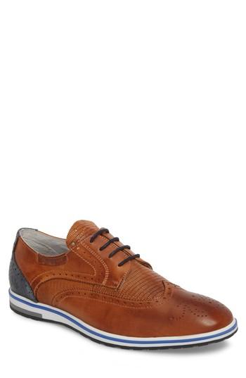 Men's Cycleur De Luxe Pulsano Textured Wingtip .5us / 40eu - Brown