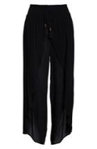 Women's Chelsea28 Gauze Cover-up Pants - Black