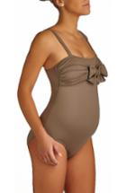 Women's Pez D'or Ibiza One-piece Maternity Swimsuit - Beige