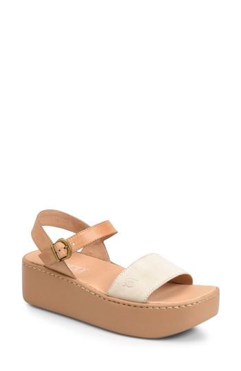 Women's B?rn Breaker Platform Sandal M - Beige