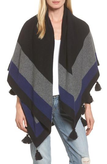 Women's Nordstrom Collection Tassel Trim Cashmere Wrap
